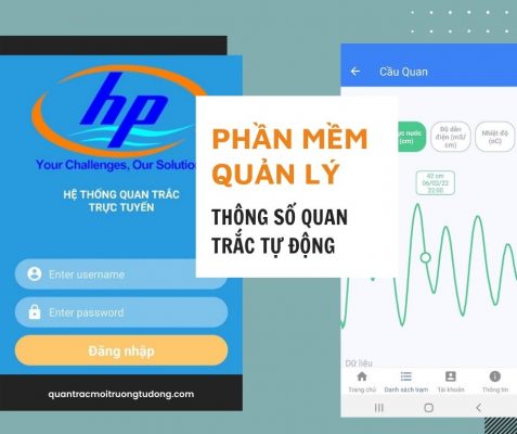 phần mềm quản lý thông số quan trắc tự động